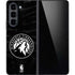 NBA Minnesota Timberwolves Black Animal Print Galaxy Z Fold5 5G Skin