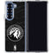 NBA Minnesota Timberwolves Black Animal Print Galaxy Z Fold7 Clear Case