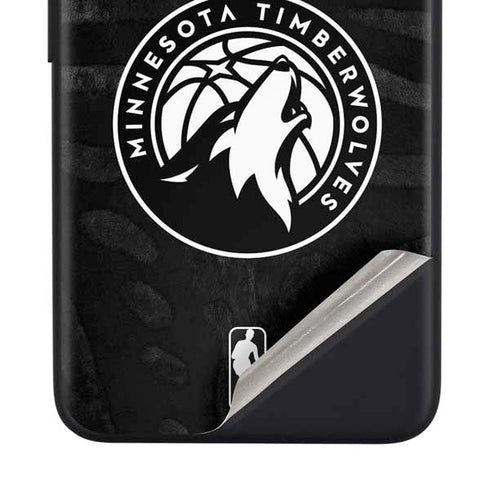 NBA Minnesota Timberwolves Black Animal Print Google Pixel 4a Skin