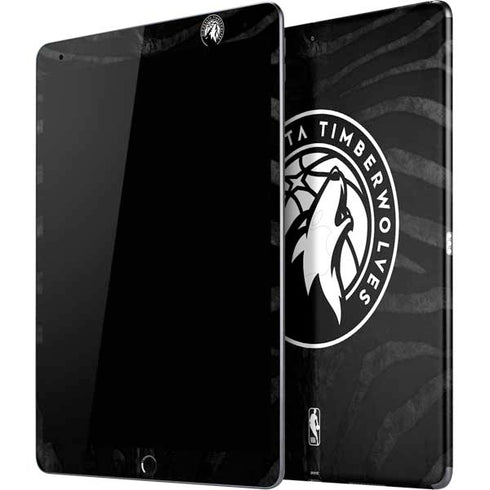 NBA Minnesota Timberwolves Black Animal Print iPad Skins