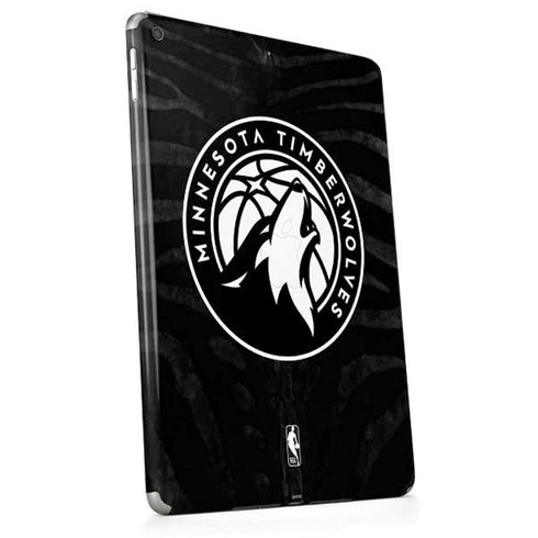 NBA Minnesota Timberwolves Black Animal Print Apple iPad Skin