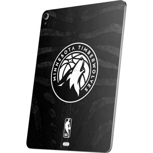 NBA Minnesota Timberwolves Black Animal Print Apple iPad Air Skin