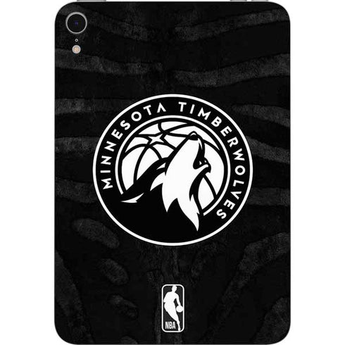 NBA Minnesota Timberwolves Black Animal Print Apple iPad Mini Skin