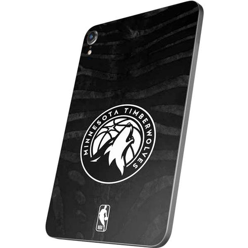 NBA Minnesota Timberwolves Black Animal Print Apple iPad Mini Skin