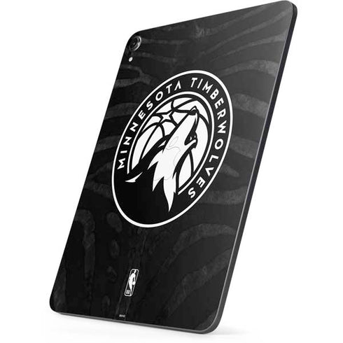 NBA Minnesota Timberwolves Black Animal Print Apple iPad Pro Skin