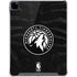 NBA Minnesota Timberwolves Black Animal Print iPad Pro 12.9in (2020) Clear Case