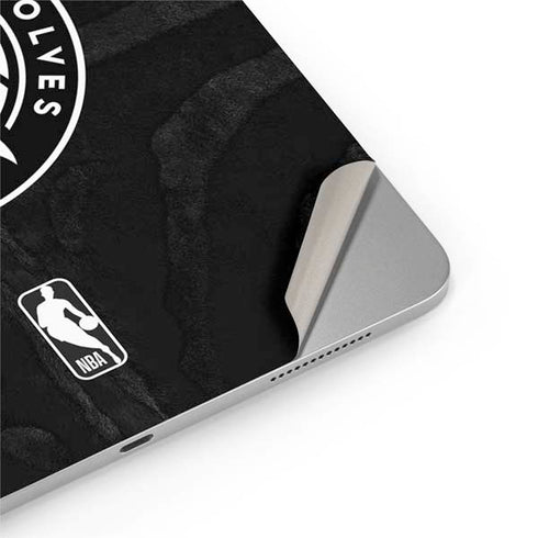 NBA Minnesota Timberwolves Black Animal Print iPad Pro 13in M4 (2024) Skin