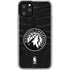 NBA Minnesota Timberwolves Black Animal Print iPhone 11 Pro Clear Case