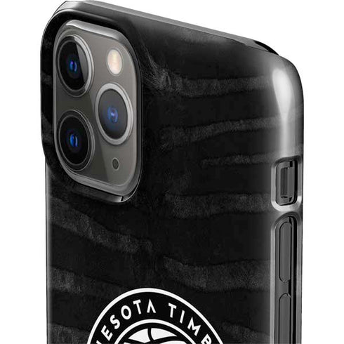 NBA Minnesota Timberwolves Black Animal Print iPhone 11 Pro Lite Case