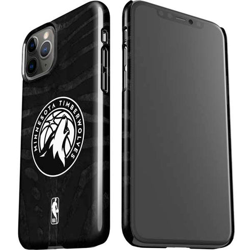 NBA Minnesota Timberwolves Black Animal Print iPhone 11 Pro Lite Case