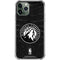 NBA Minnesota Timberwolves Black Animal Print iPhone 11 Pro Max Clear Case