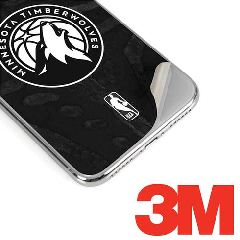 NBA Minnesota Timberwolves Black Animal Print iPhone 11 Pro Skin