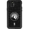 NBA Minnesota Timberwolves Black Animal Print iPhone 11 Pro Waterproof Case