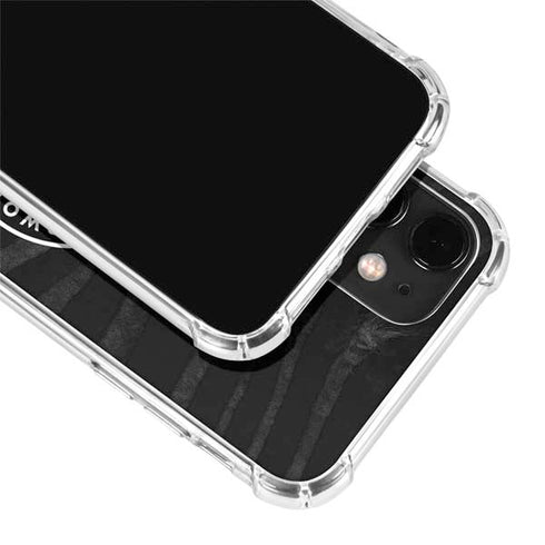 NBA Minnesota Timberwolves Black Animal Print iPhone 12 Clear Case
