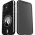 NBA Minnesota Timberwolves Black Animal Print iPhone 12 Impact Case