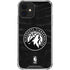 NBA Minnesota Timberwolves Black Animal Print iPhone 12 Mini Clear Case