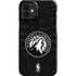 NBA Minnesota Timberwolves Black Animal Print iPhone 12 Mini Lite Case