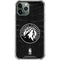 NBA Minnesota Timberwolves Black Animal Print iPhone 12 Pro Clear Case