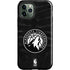 NBA Minnesota Timberwolves Black Animal Print iPhone 12 Pro Impact Case