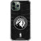 NBA Minnesota Timberwolves Black Animal Print iPhone 12 Pro Max Clear Case