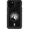 NBA Minnesota Timberwolves Black Animal Print iPhone 12 Pro Max Waterproof Case
