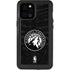 NBA Minnesota Timberwolves Black Animal Print iPhone 12 Pro Max Waterproof Case