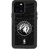 NBA Minnesota Timberwolves Black Animal Print iPhone 12 Pro Waterproof Case