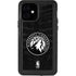 NBA Minnesota Timberwolves Black Animal Print iPhone 12 Waterproof Case