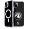 NBA Minnesota Timberwolves Black Animal Print iPhone 13 MagSafe Case