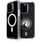 NBA Minnesota Timberwolves Black Animal Print iPhone 13 Pro MagSafe Case
