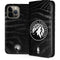 NBA Minnesota Timberwolves Black Animal Print iPhone 13 Pro Max Folio Case