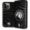 NBA Minnesota Timberwolves Black Animal Print iPhone 14 Pro Max Folio Case