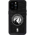 NBA Minnesota Timberwolves Black Animal Print iPhone 14 Pro Max Waterproof Case