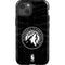NBA Minnesota Timberwolves Black Animal Print iPhone 15 Plus Impact Case