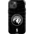 NBA Minnesota Timberwolves Black Animal Print iPhone 15 Plus Impact Case