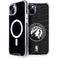 NBA Minnesota Timberwolves Black Animal Print iPhone 15 Plus MagSafe Case