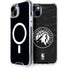 NBA Minnesota Timberwolves Black Animal Print iPhone 15 Plus MagSafe Case