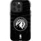 NBA Minnesota Timberwolves Black Animal Print iPhone 15 Pro Impact Case
