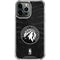 NBA Minnesota Timberwolves Black Animal Print iPhone 15 Pro Max Clear Case