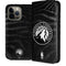NBA Minnesota Timberwolves Black Animal Print iPhone 15 Pro Max Folio Case