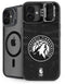 NBA Minnesota Timberwolves Black Animal Print iPhone 16 Plus Kickstand Case