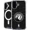 NBA Minnesota Timberwolves Black Animal Print iPhone 16 Plus MagSafe Case