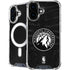 NBA Minnesota Timberwolves Black Animal Print iPhone 16 Plus MagSafe Case