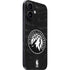 NBA Minnesota Timberwolves Black Animal Print iPhone 16 Plus Skin
