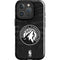 NBA Minnesota Timberwolves Black Animal Print iPhone 16 Pro Impact Case