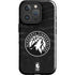 NBA Minnesota Timberwolves Black Animal Print iPhone 16 Pro Impact Case
