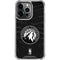 NBA Minnesota Timberwolves Black Animal Print iPhone 16 Pro Max Clear Case