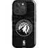 NBA Minnesota Timberwolves Black Animal Print iPhone 16 Pro Max Magsafe Impact Case