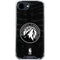 NBA Minnesota Timberwolves Black Animal Print iPhone 16e Clear Case