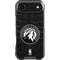 NBA Minnesota Timberwolves Black Animal Print iPhone 17 Air Clear Case